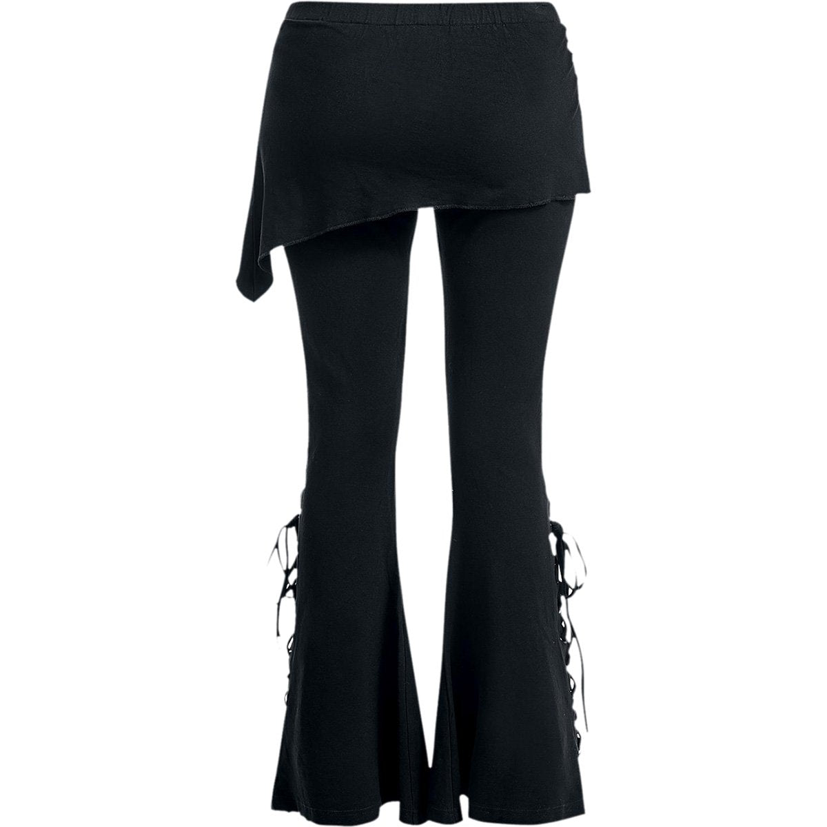 URBAN FASHION - 2in1 Boot-Cut Leggings with Micro Slant Skirt - Spiral USA