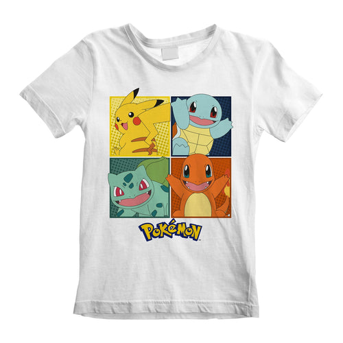 POKEMON - QUADRATE - KINDER T-SHIRT