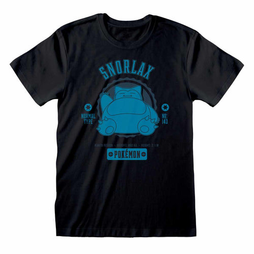 POKEMON - COLLEGE SNORLAX - T-SHIRT