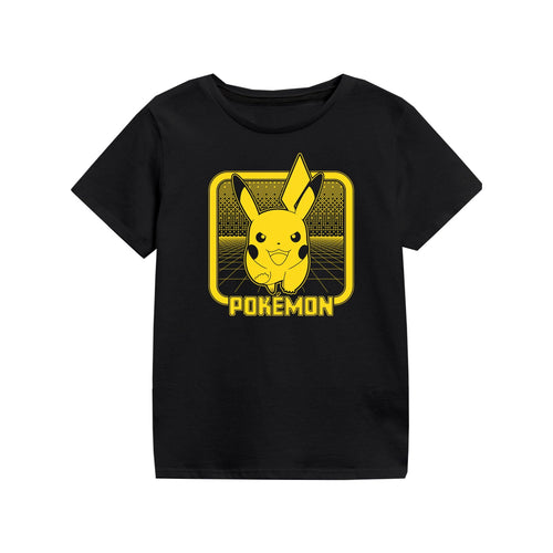 POKEMON - PIKACHU RETRO ARCADE - KINDER T-SHIRT