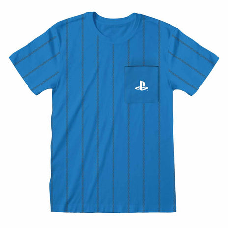 PLAYSTATION - GESTREIFTES TASCHENLOGO - T-SHIRT