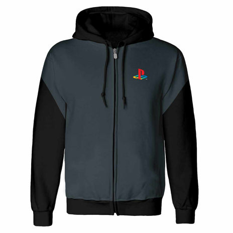 PLAYSTATION - LOGOTIPO CLÁSICO - CAPUCHA DE JERSEY CON CREMALLERA