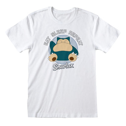 Pokemon - Snorlax Eat Sleep Repeat - T-Shirt