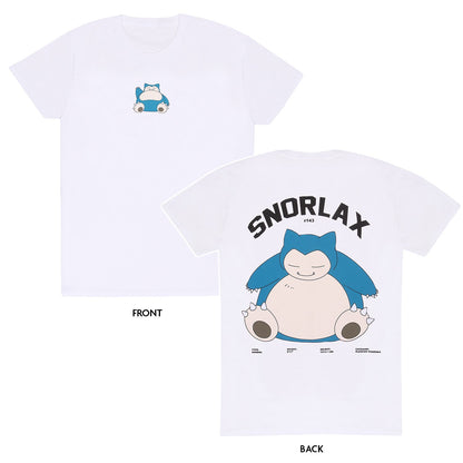 POKEMON - SNORLAX FRONT & BACK - T-SHIRT