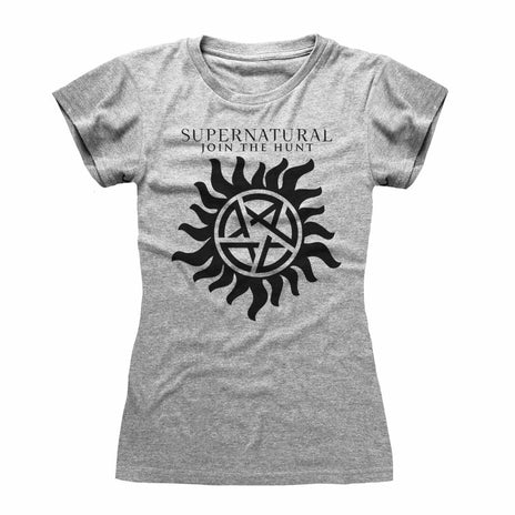 SUPERNATURAL - LOGOTIPO Y SÍMBOLO - CAMISETA