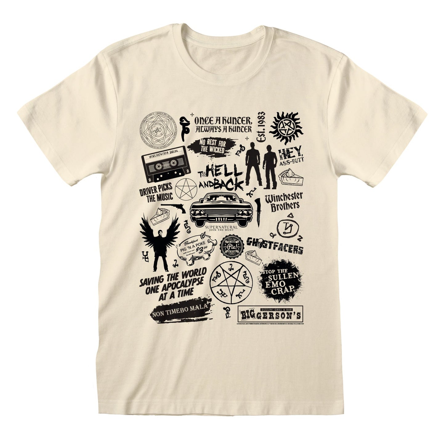 SUPERNATURAL - ICONS - T-SHIRT