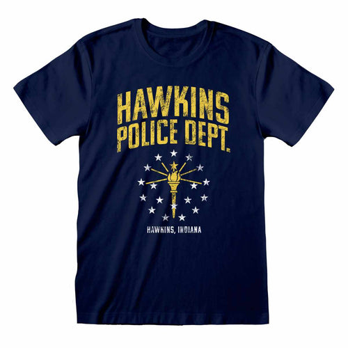 STRANGER THINGS - HAWKINS POLICE DEPARTMENT - T-SHIRT