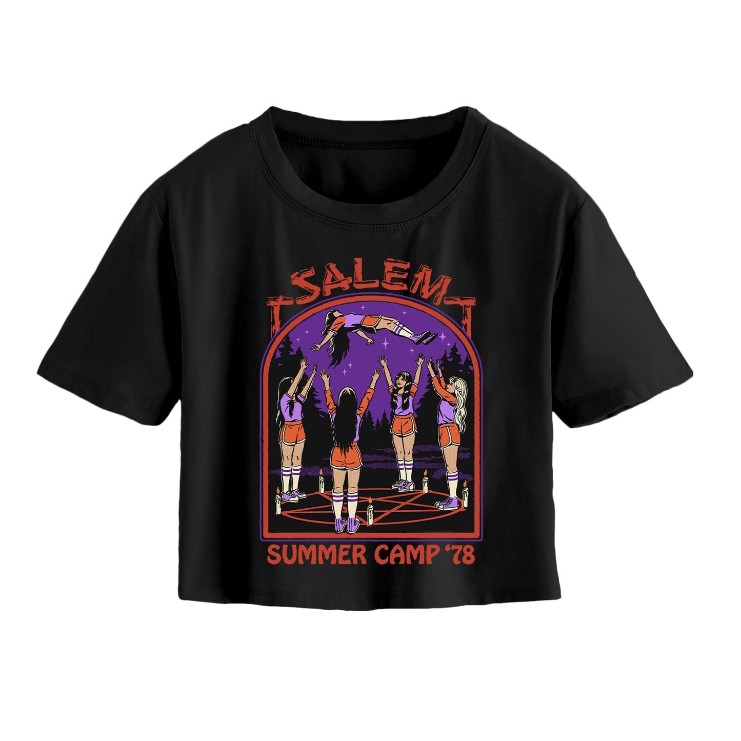 STEVEN RHODES - SALEM SOMMERCAMP - T-SHIRT CROPPED