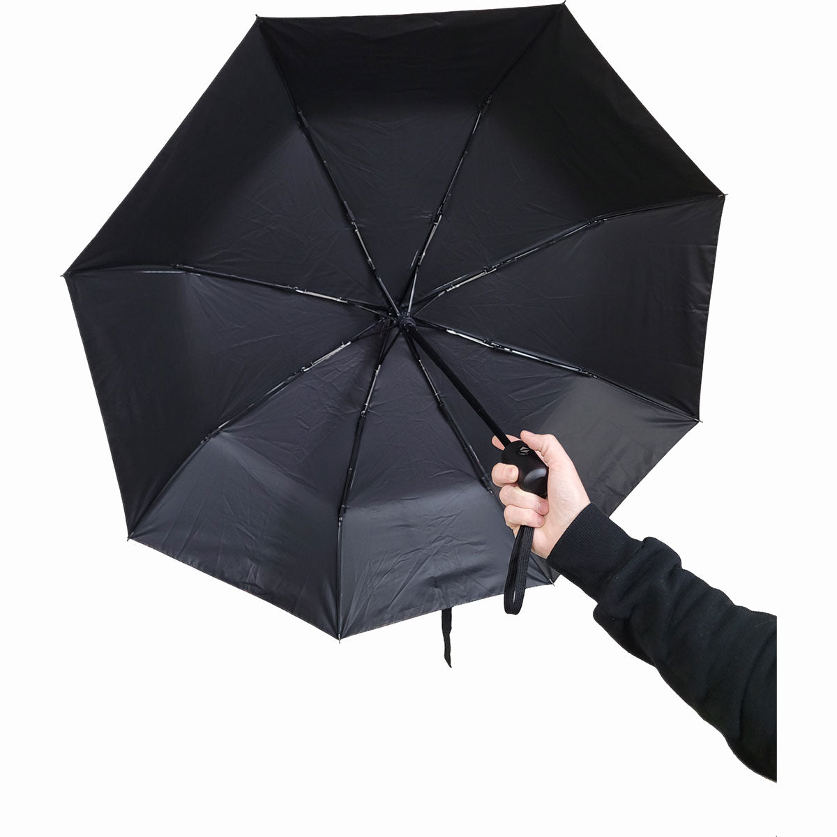 SPIRAL - GOTH SKULL - COMPACT TRAVEL UMBRELLA WITH AUTO OPEN & CLOSE