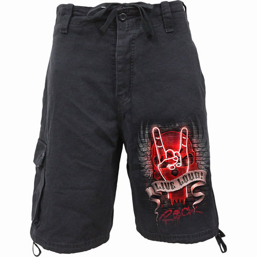 SPIRALE - LIVE LOUD - VINTAGE CARGO SHORTS