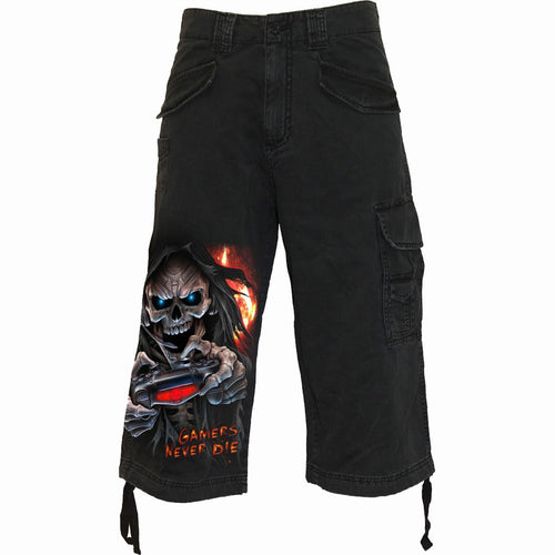 SPIRALE - RESPAWN - VINTAGE CARGO SHORTS 3/4 LANG