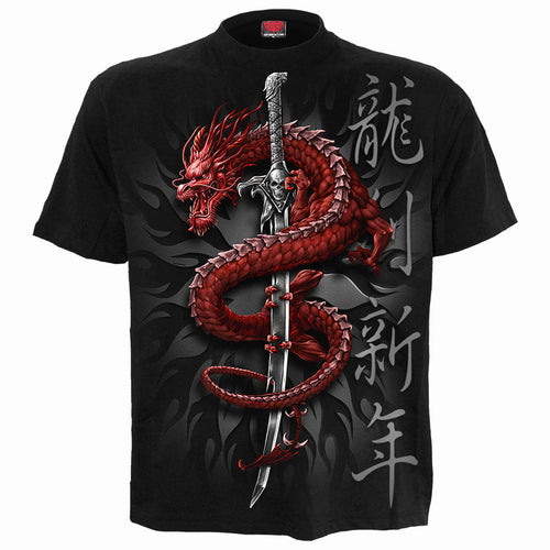 SPIRALE - ORIENTALISCHER DRACHE - T-SHIRT