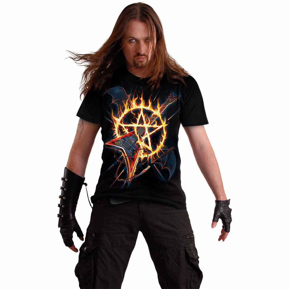 SPIRAL - HOT METAL - FRONT PRINT T-SHIRT