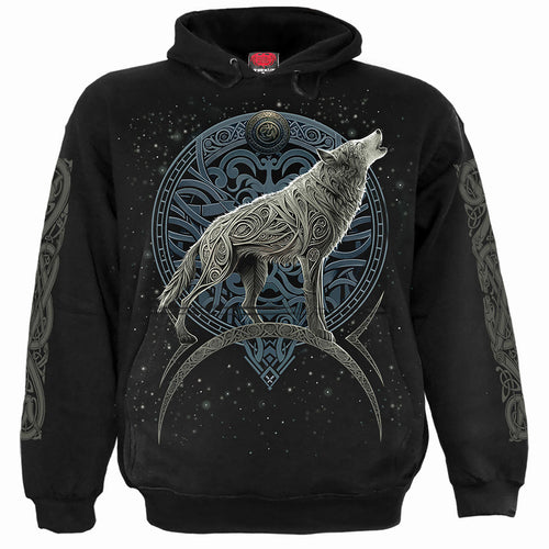 SPIRALE - KELTISCHER WOLF - HOODIE