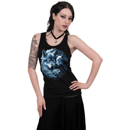 Spiral - WOLF GUARDIAN - Razor BACK Top Noir