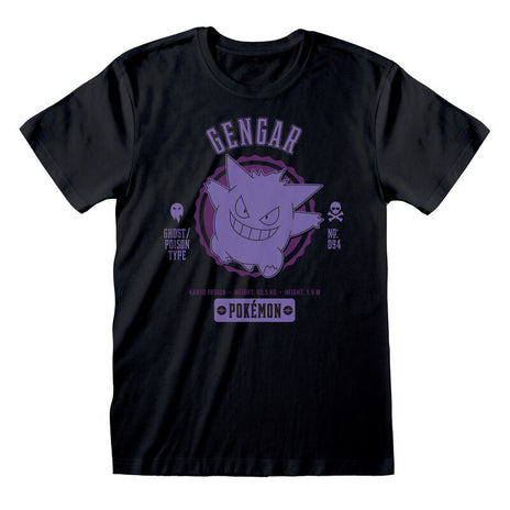 POKEMON - GENGAR COLLEGIALE - T-SHIRT
