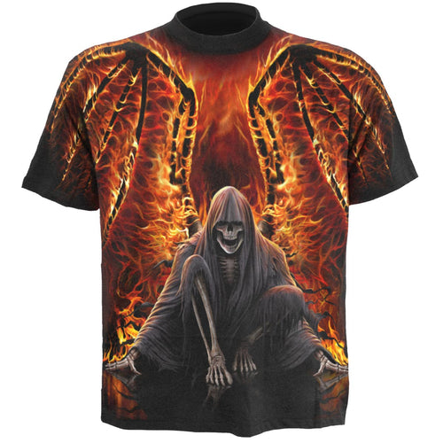 SPIRALE - FLAMMENTOD - ALLOVER-T-SHIRT