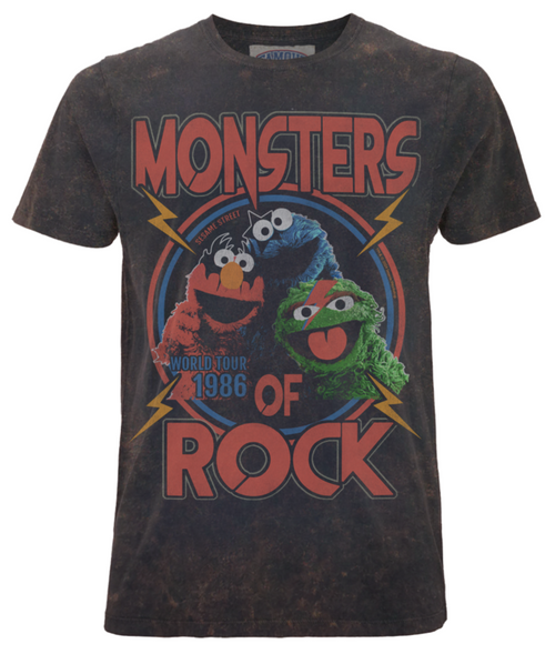 FAMOUS FOREVER - SESAME STREET - MONSTERS OF ROCK - T-SHIRT