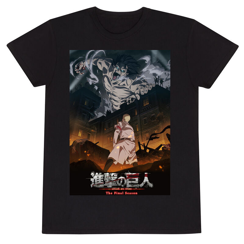 Attack on Titan - FS Poster - T-Shirt Black