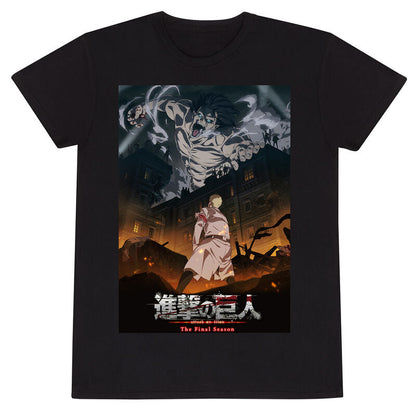 Attack on Titan - FS Poster - T-Shirt Black