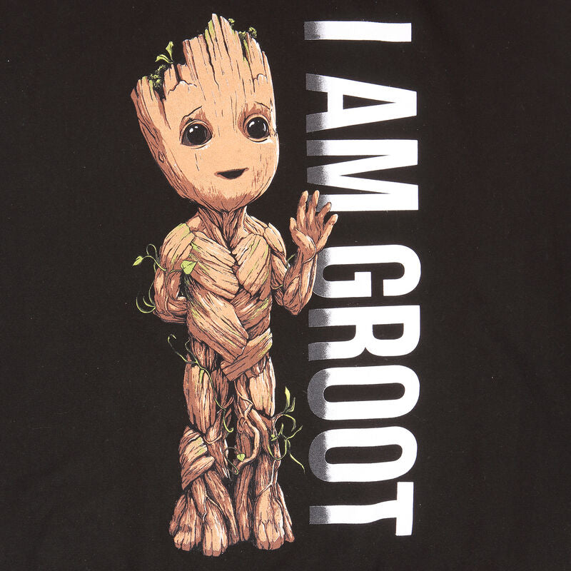 I Am Groot - Profile (Hoodie) - Hoodie Black