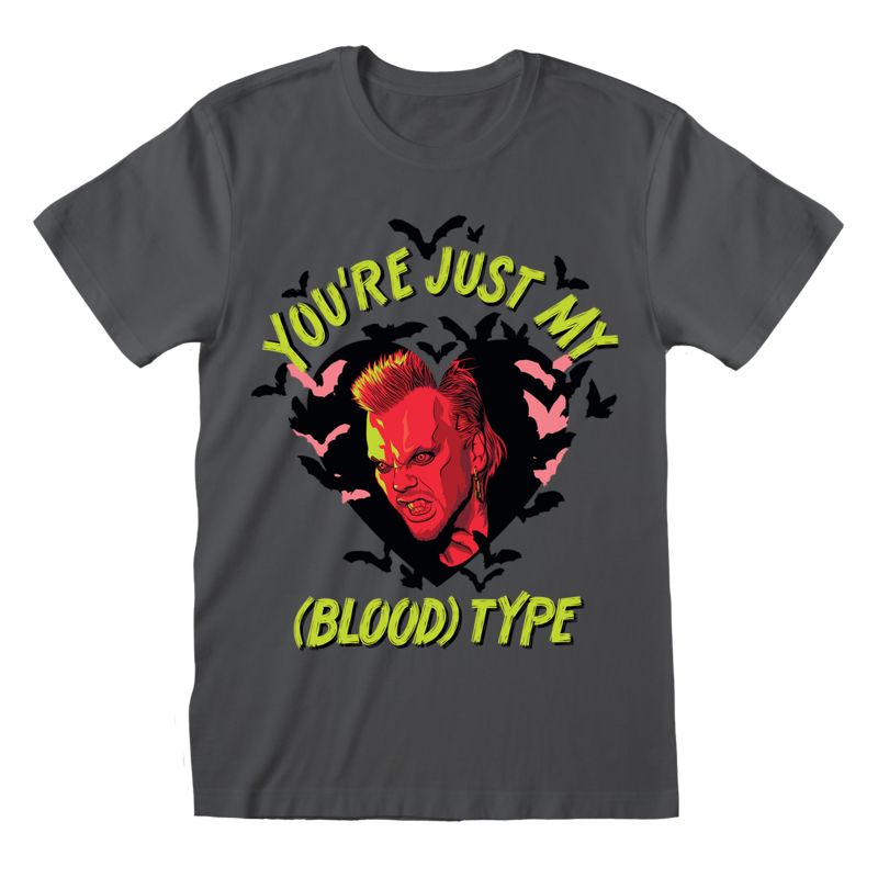 Lost Boys - You're Just My Blood Type - T-Shirt Charcoal