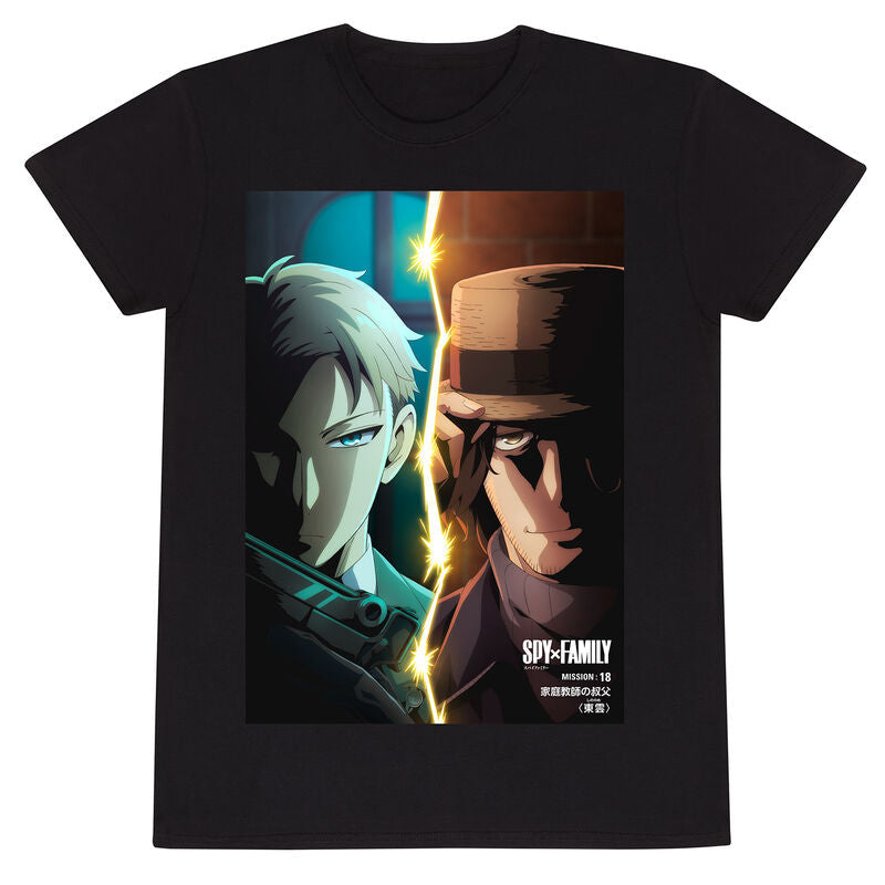 Spy X Family - Splitscreen - T-Shirt Black