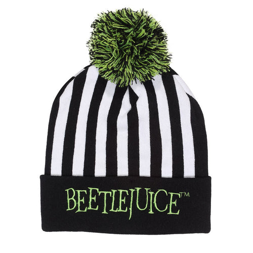 BEETLEJUICE - STRIPE BEANIE - MÜTZE