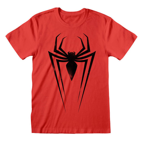 SPIDER-MAN - SCHWARZES SPINNENSYMBOL - T-SHIRT