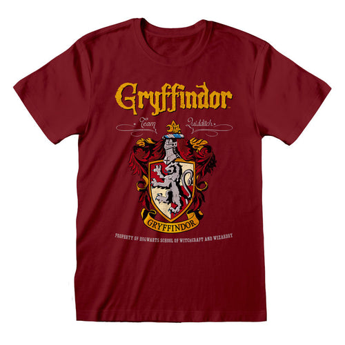 HARRY POTTER - GRYFFINDOR ROT WAPPEN - T-SHIRT