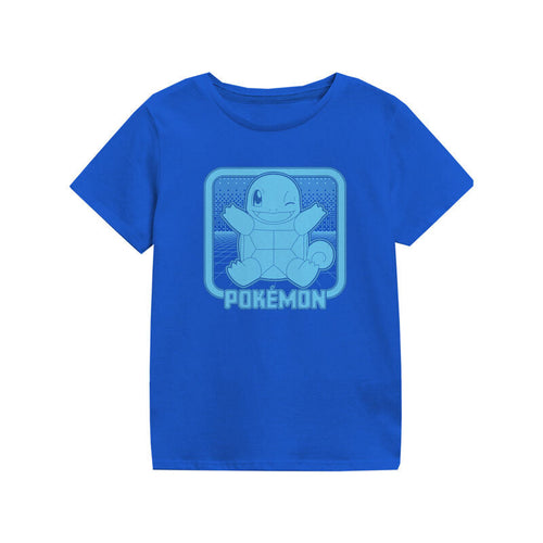 POKEMON - SQUIRTLE RETRO ARCADE - KINDER T-SHIRT