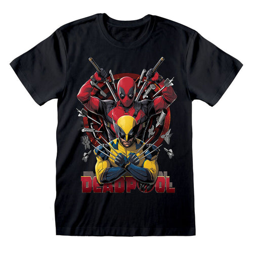 DEADPOOL - DEADPOOL/WOLVERINE WAFFEN - T-SHIRT