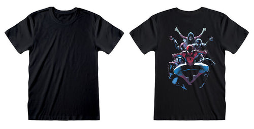 SPIDER-MAN - SPIDERVERSE BACK - T-SHIRT