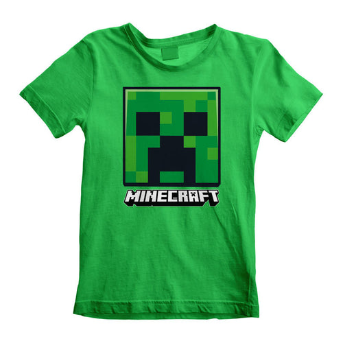 MINECRAFT - CREEPER FACE - KINDER T-SHIRT