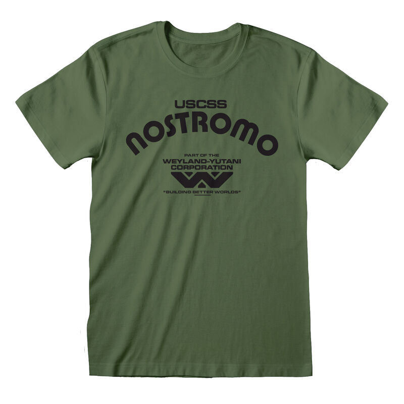 Alien - Retro Nostromo - T-Shirt Olive