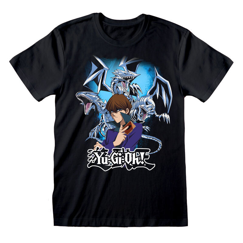 Yu- Gi-Oh! - Kaiba Blue Eyes - T-Shirt Black