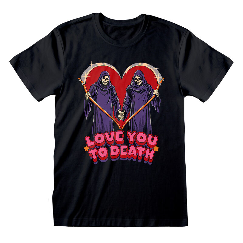 Steven Rhodes - Love You To Death - T-Shirt Black