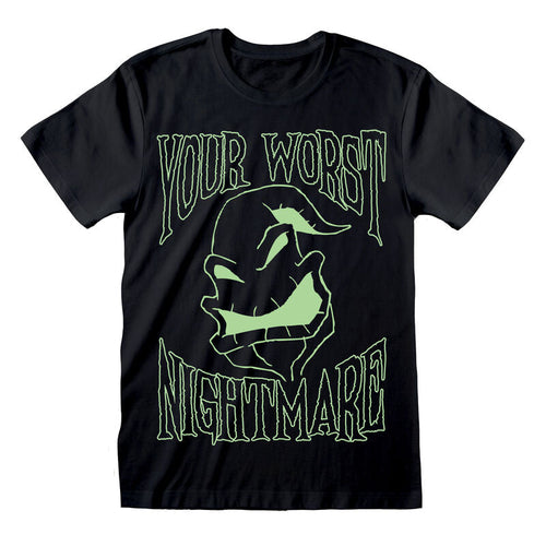 THE NIGHTMARE BEFORE CHRISTMAS - OOGIE BOOGIE GLOW IN THE DARK INK - T-SHIRT