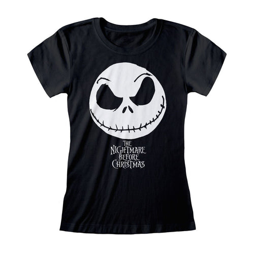 THE NIGHTMARE BEFORE CHRISTMAS - JACK FACE & LOGO - T-SHIRT