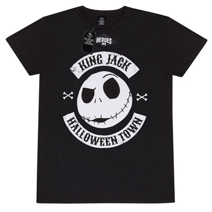 Nightmare Before Christmas - Jack Crest - T-Shirt Black