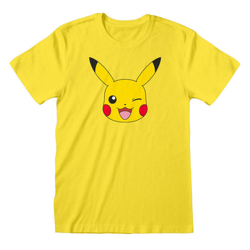 POKEMON - PIKACHU GESICHT - T-SHIRT