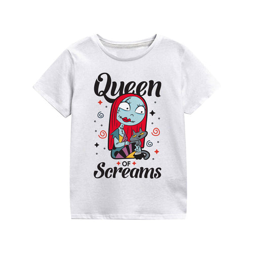 THE NIGHTMARE BEFORE CHRISTMAS - QUEEN OF SCREAMS - KINDER T-SHIRT